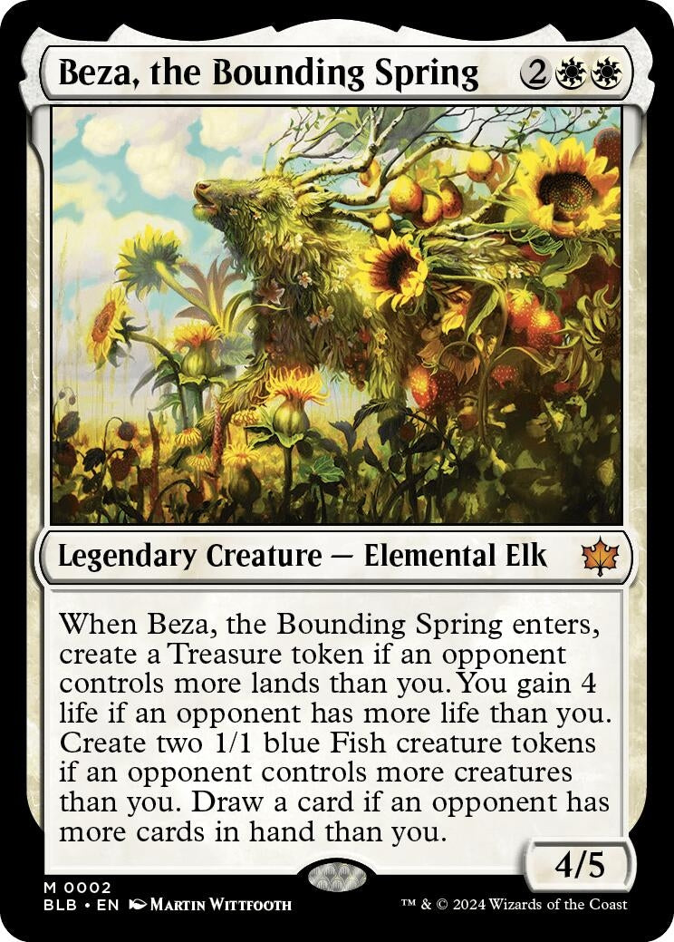 Beza, the Bounding Spring (2) (Bloomburrow) (BLB)