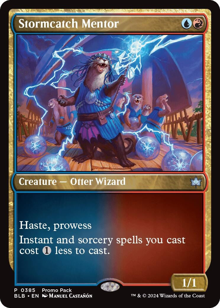 Stormcatch Mentor (385) (Promo Pack: Bloomburrow)
