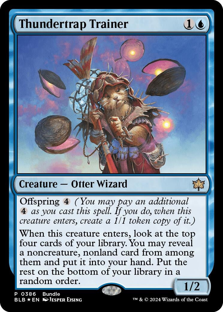 Thundertrap Trainer (BLB Bundle) (386) (Unique and Miscellaneous Promos)