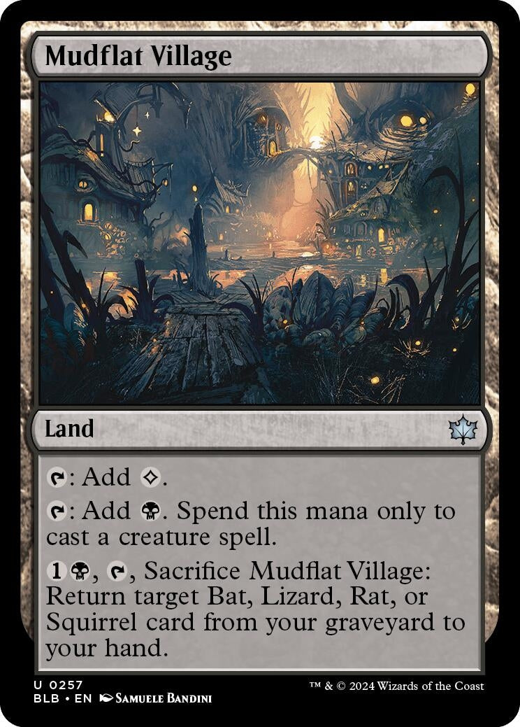 Mudflat Village (257) (Bloomburrow)