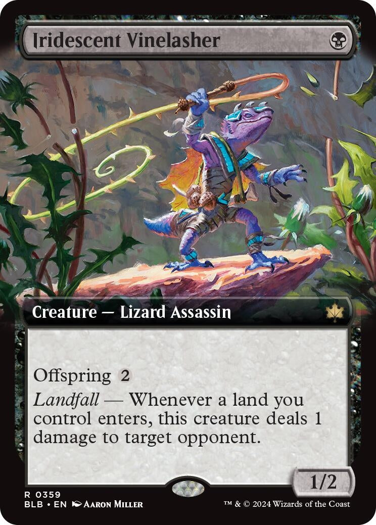 Iridescent Vinelasher (Extended Art) (359) (Bloomburrow)