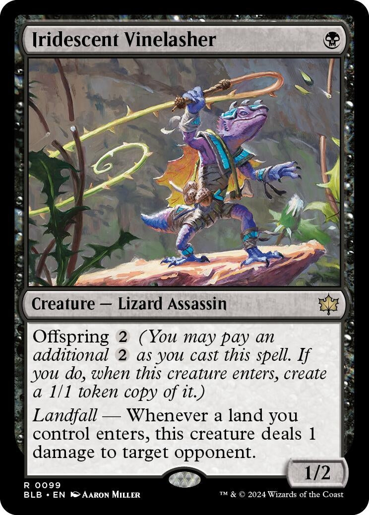 Iridescent Vinelasher (99) (Bloomburrow)