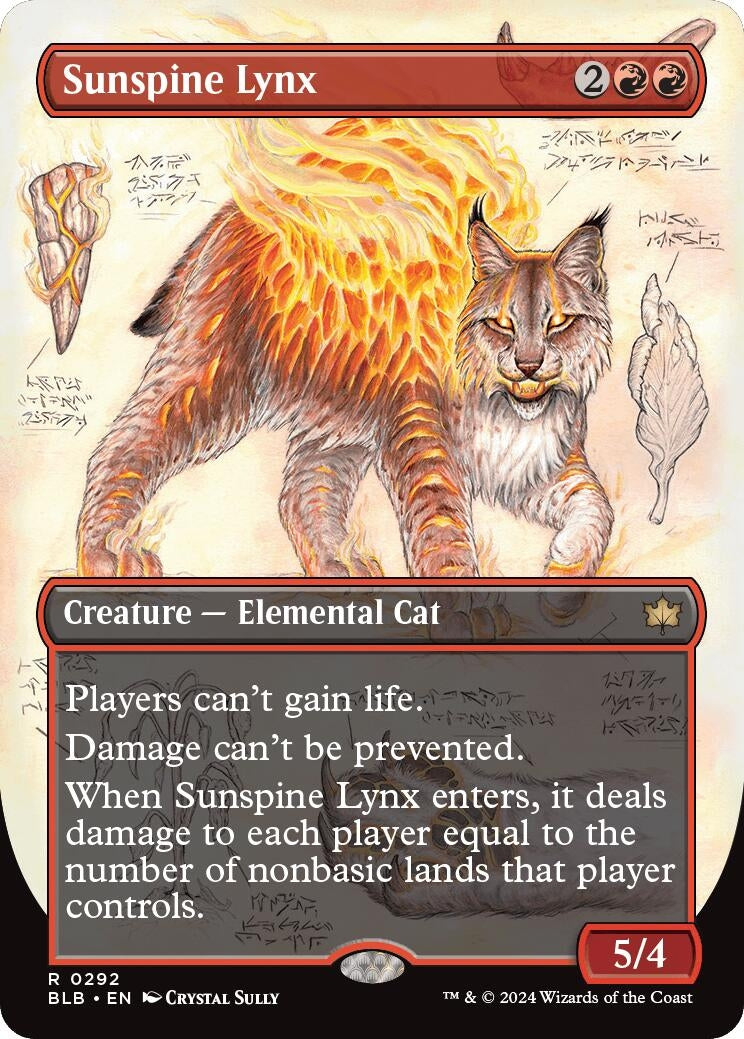 Sunspine Lynx (Borderless) (292) (Bloomburrow)