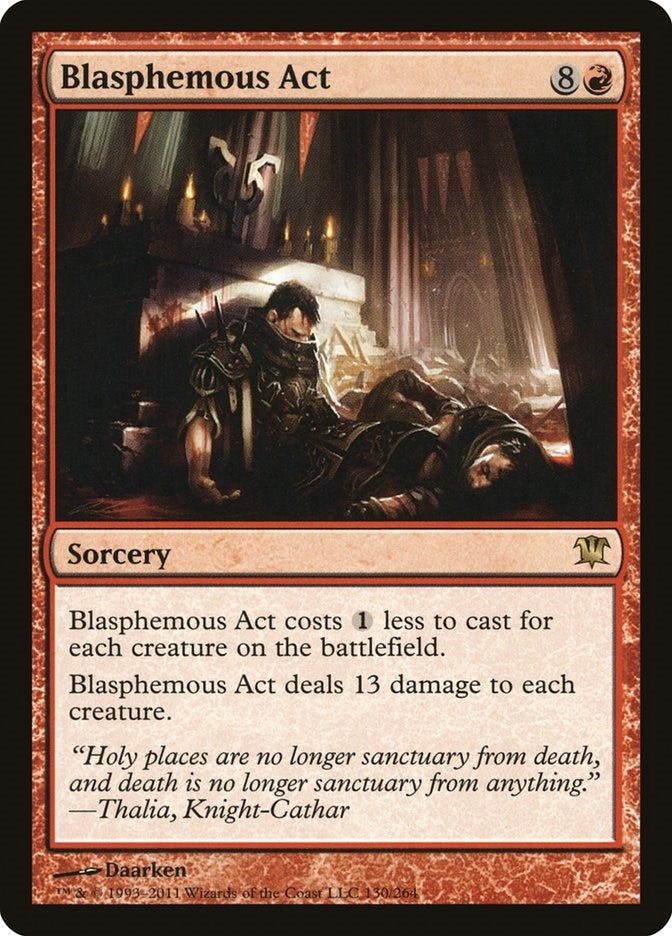 Blasphemous Act (130) (Innistrad)