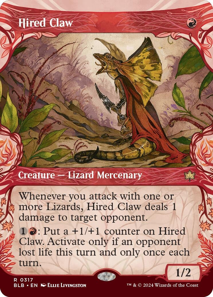 Hired Claw (Showcase) (317) (Bloomburrow)