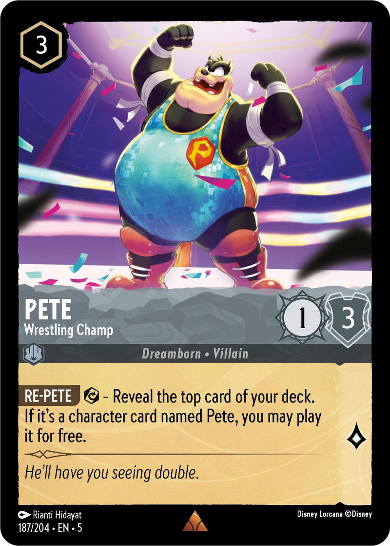 Pete - Wrestling Champ (187/204) (Shimmering Skies)