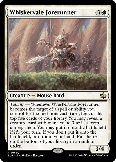 Whiskervale Forerunner (40) (Bloomburrow)