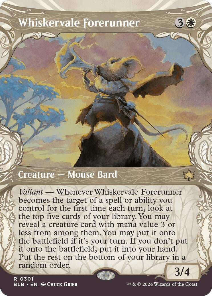 Whiskervale Forerunner (Showcase) (301) (Bloomburrow)