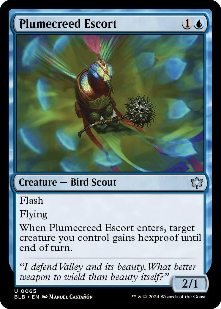 Plumecreed Escort (65) (Bloomburrow)