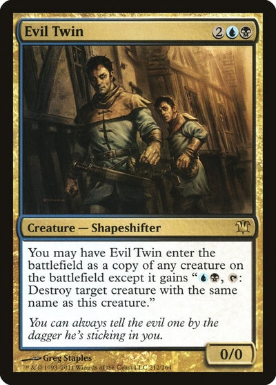 Evil Twin (212) (Innistrad)