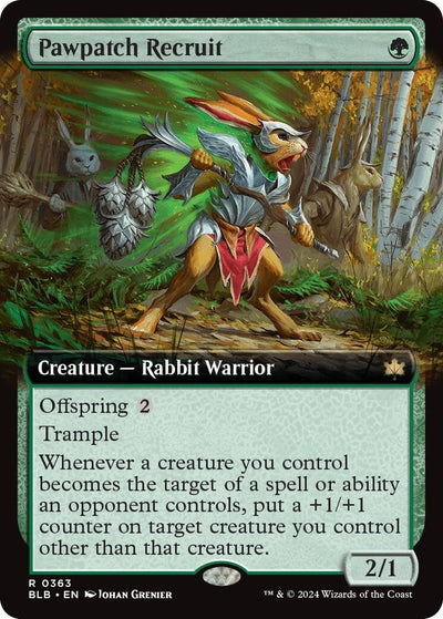Pawpatch Recruit (Extended Art) (363) (Bloomburrow)