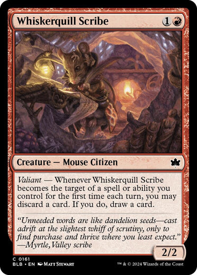 Whiskerquill Scribe (161) (Bloomburrow)