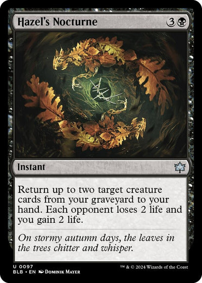 Hazel's Nocturne (97) (Bloomburrow)