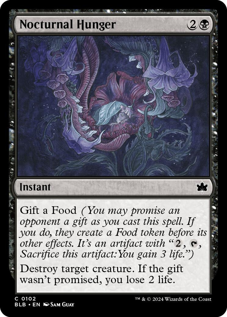 Nocturnal Hunger (102) (Bloomburrow)
