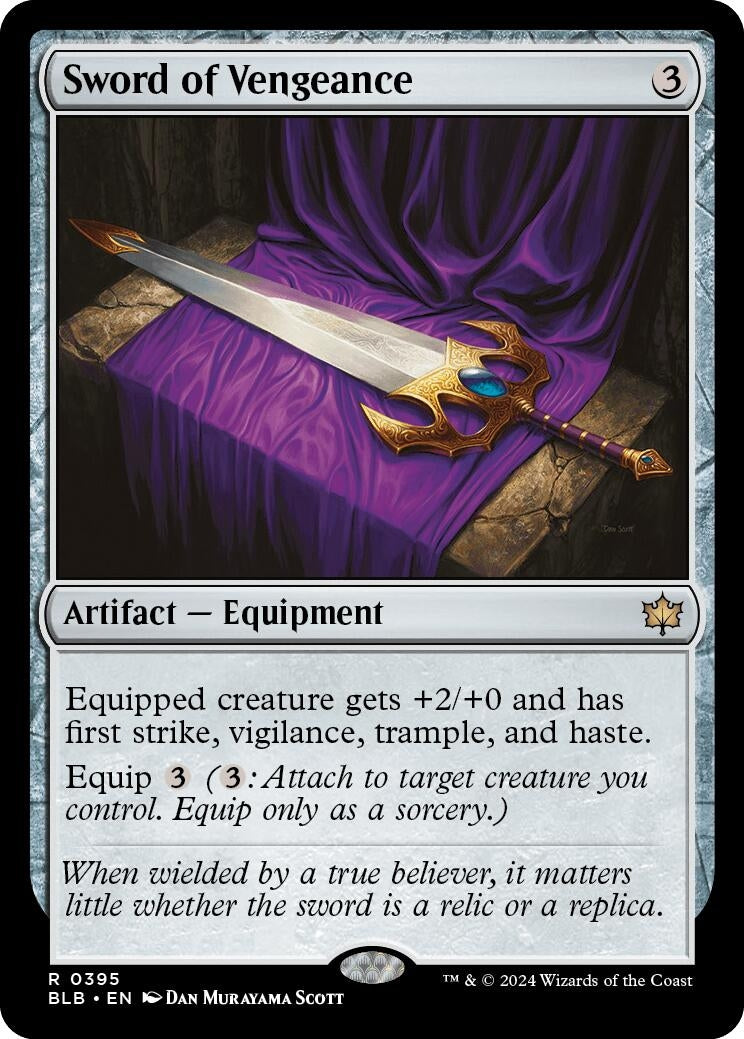 Sword of Vengeance (395) (Bloomburrow)