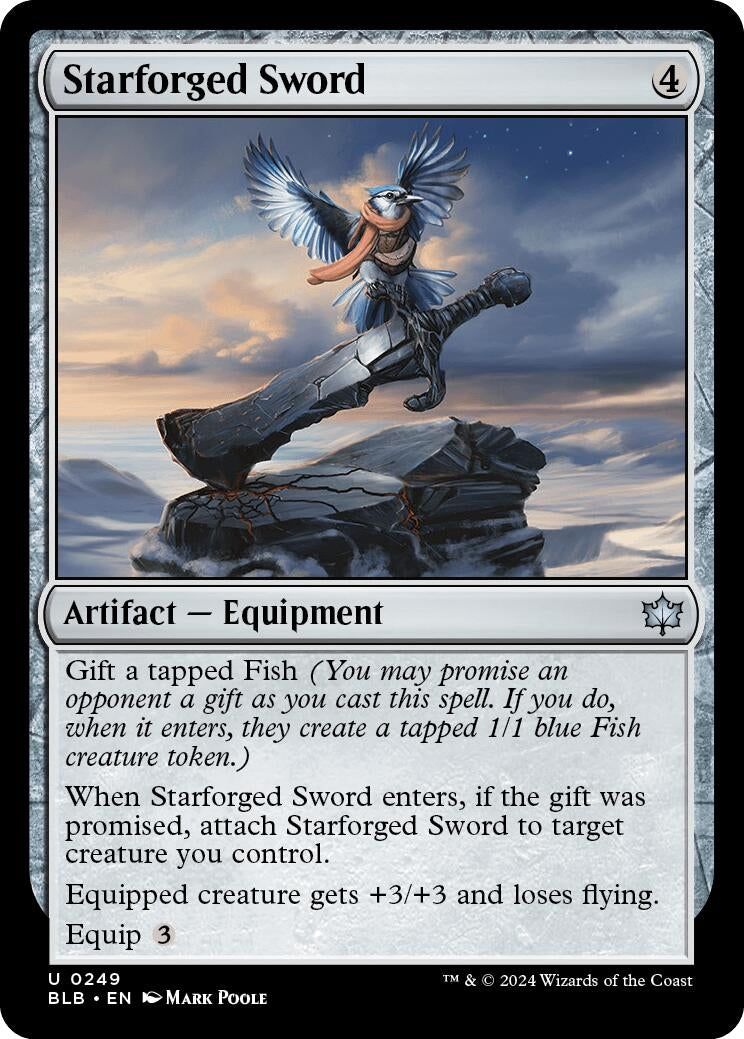Starforged Sword (249) (Bloomburrow)