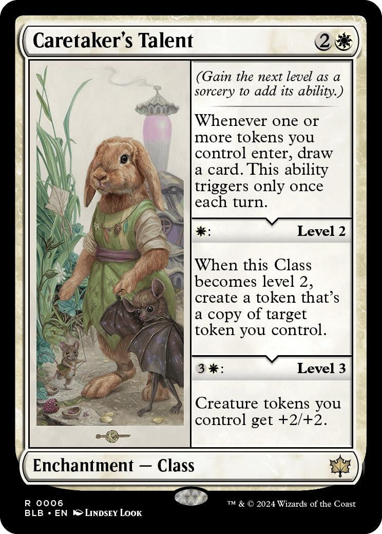 Caretaker's Talent (6) (Bloomburrow) (BLB)