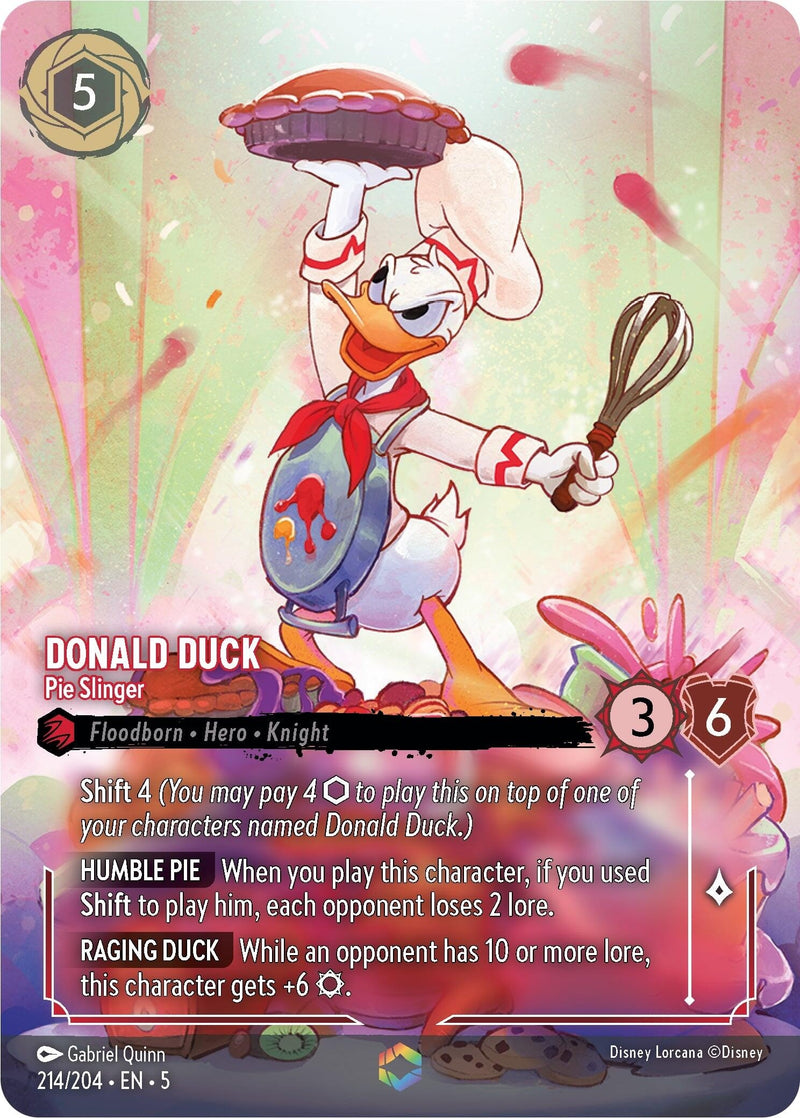 Donald Duck - Pie Slinger (Enchanted) (214/204) (Shimmering Skies)