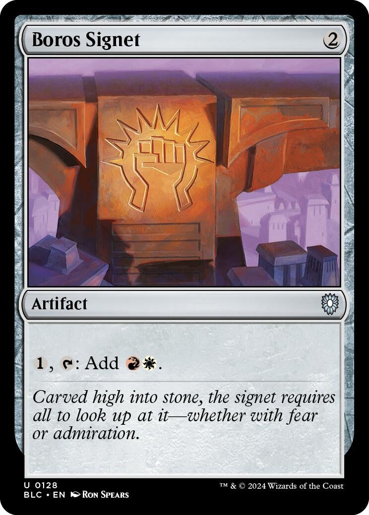 Boros Signet (128) (Commander: Bloomburrow)