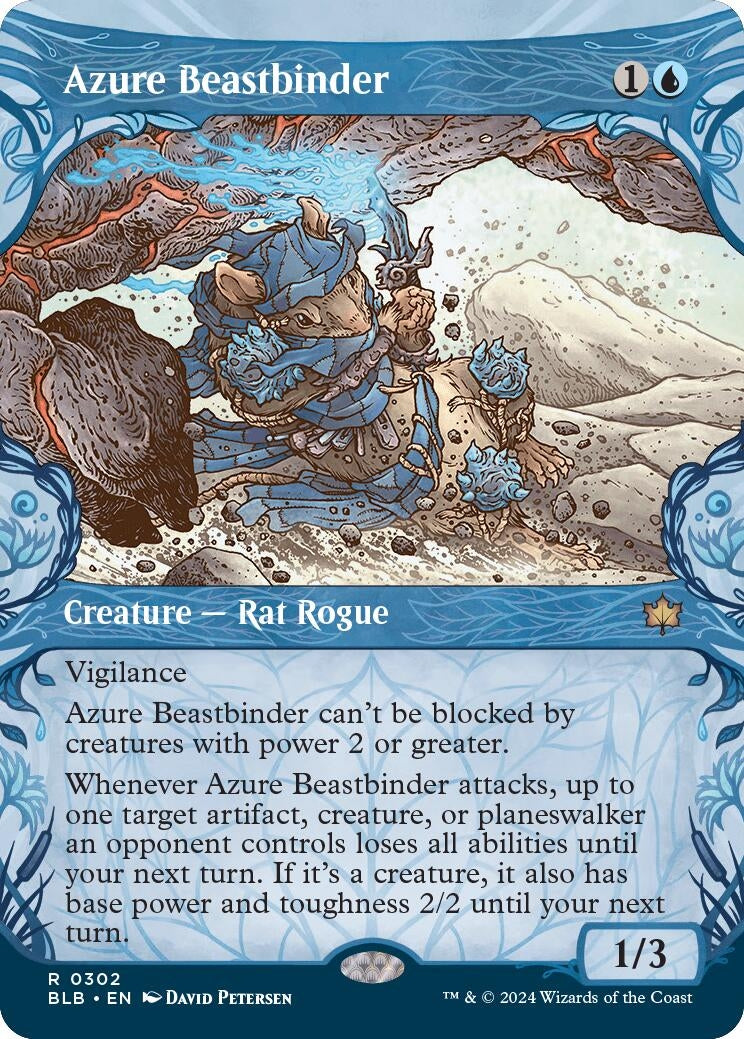 Azure Beastbinder (Showcase) (302) (Bloomburrow)