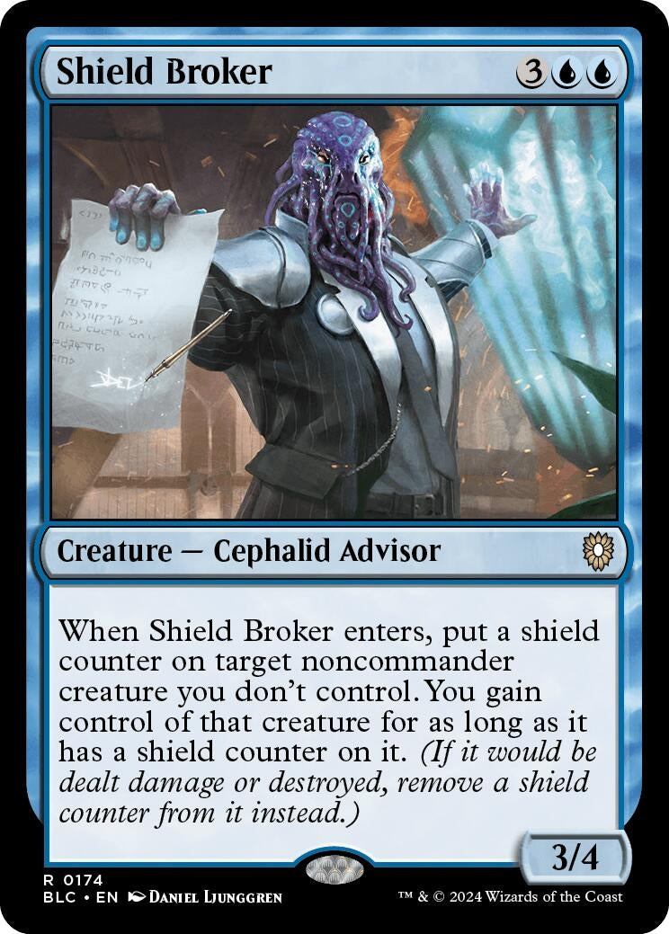 Shield Broker (174) (Commander: Bloomburrow)