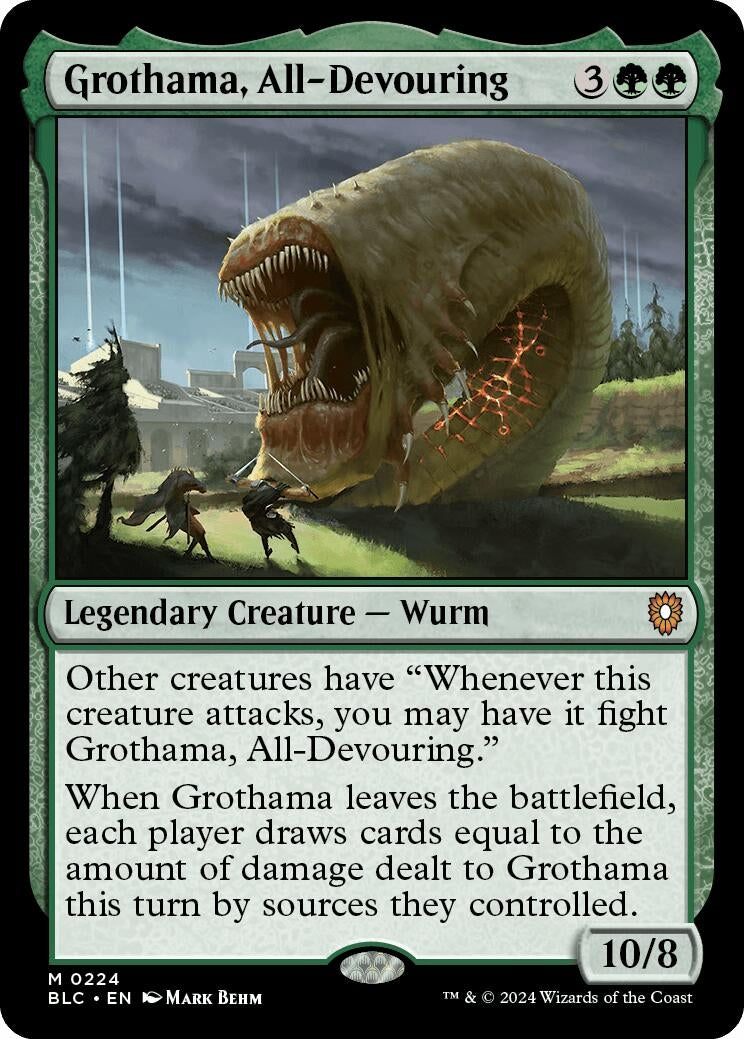 Grothama, All-Devouring (224) (Commander: Bloomburrow)