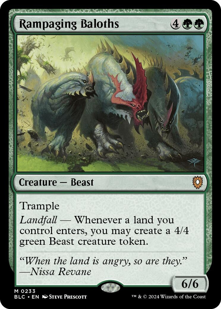 Rampaging Baloths (233) (Commander: Bloomburrow)