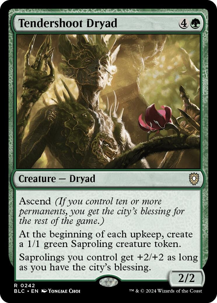 Tendershoot Dryad (242) (Commander: Bloomburrow)