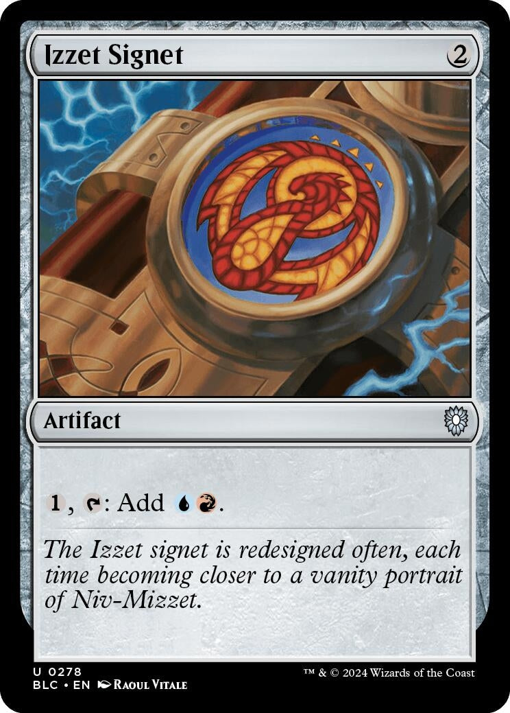 Izzet Signet (278) (Commander: Bloomburrow)