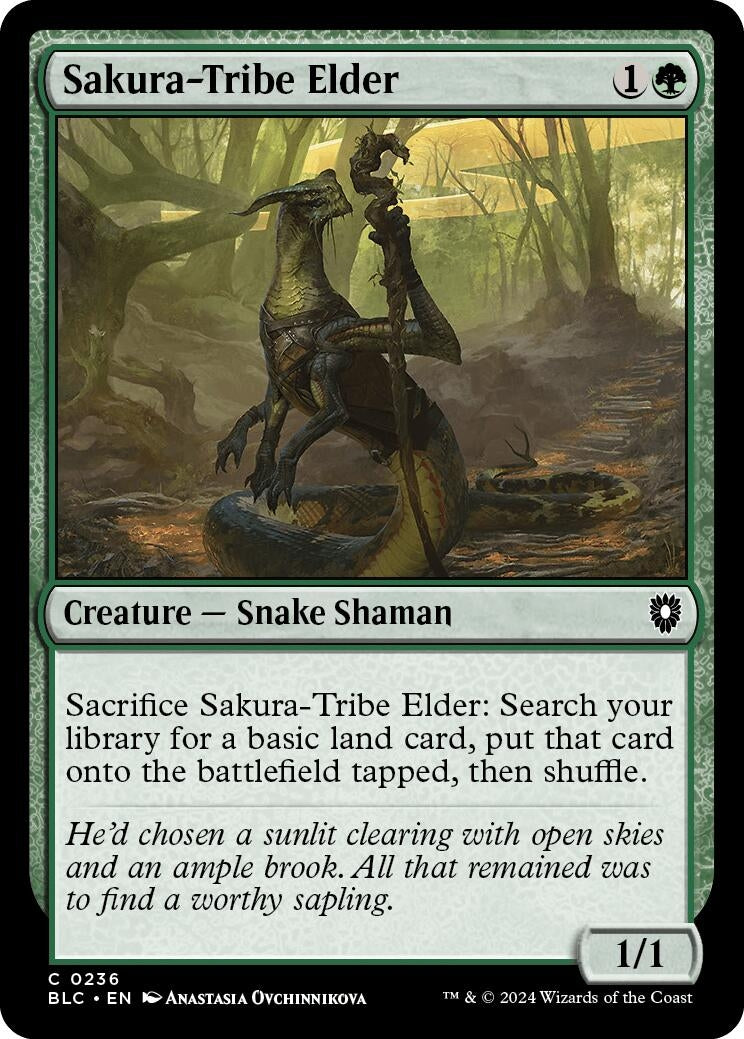 Sakura-Tribe Elder (236) (Commander: Bloomburrow)