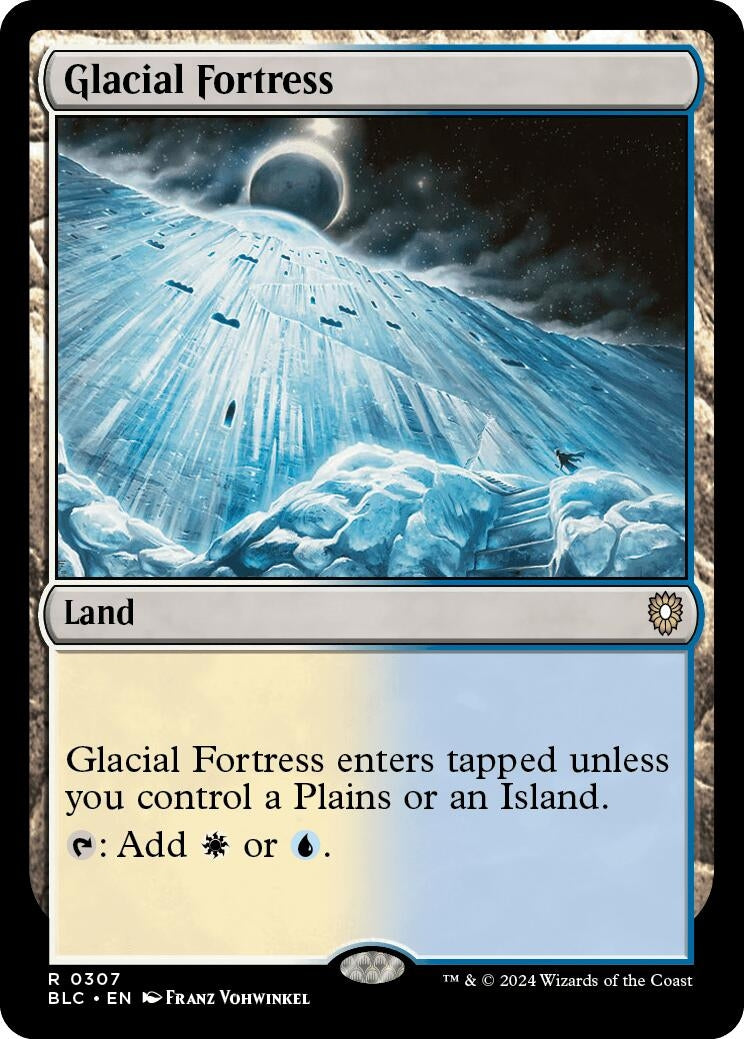 Glacial Fortress (307) (Commander: Bloomburrow)