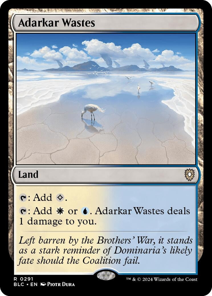 Adarkar Wastes (291) (Commander: Bloomburrow)