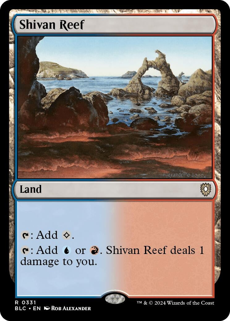 Shivan Reef (331) (Commander: Bloomburrow)