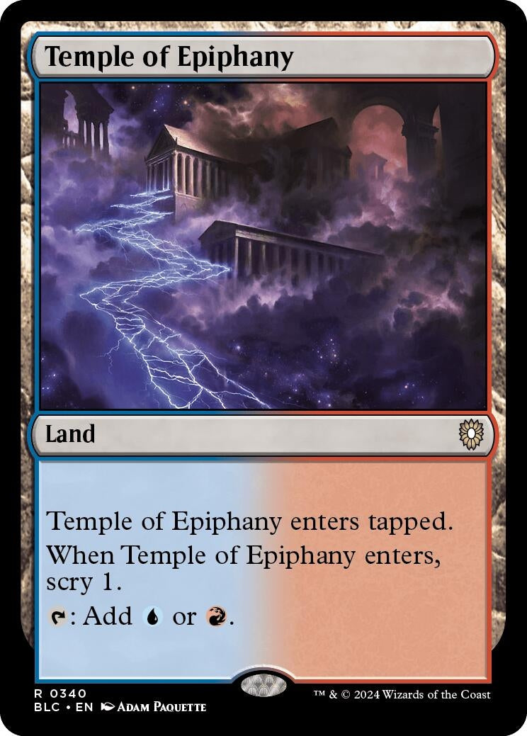 Temple of Epiphany (340) (Commander: Bloomburrow)