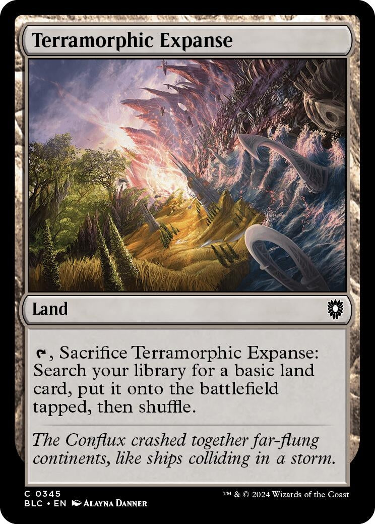 Terramorphic Expanse (345) (Commander: Bloomburrow)