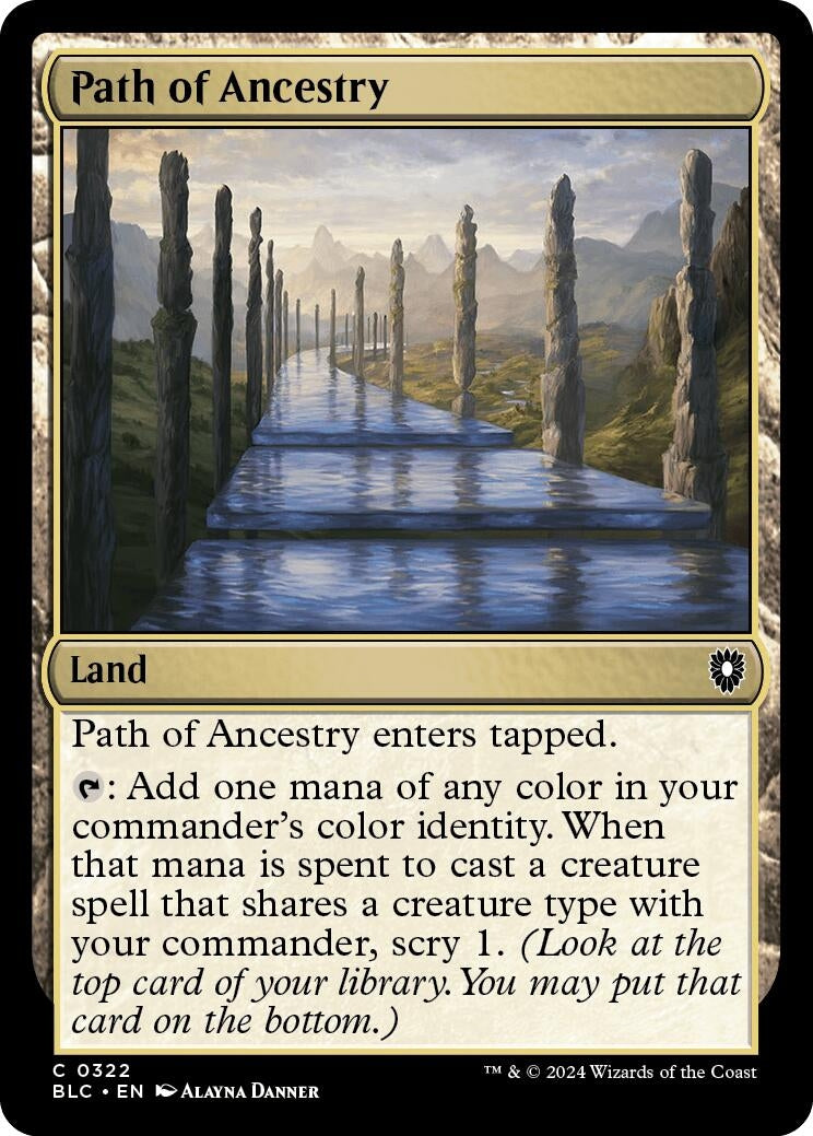 Path of Ancestry (322) (Commander: Bloomburrow)