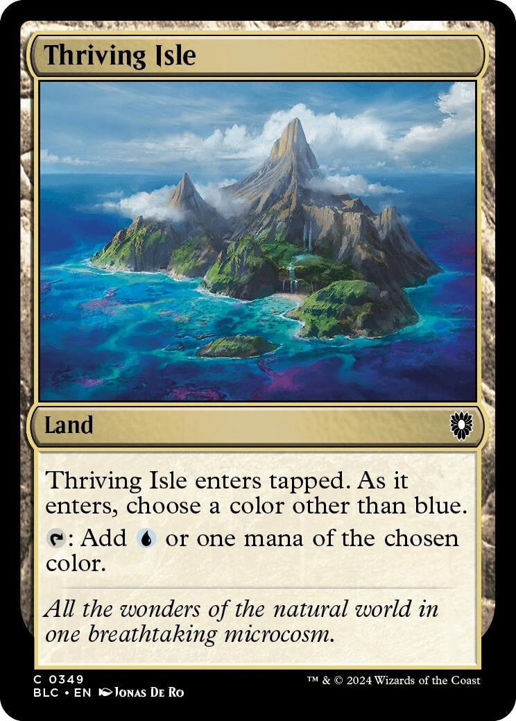 Thriving Isle (349) (Commander: Bloomburrow)