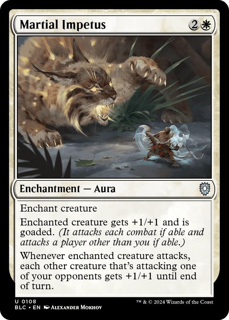 Martial Impetus (108) (Commander: Bloomburrow)