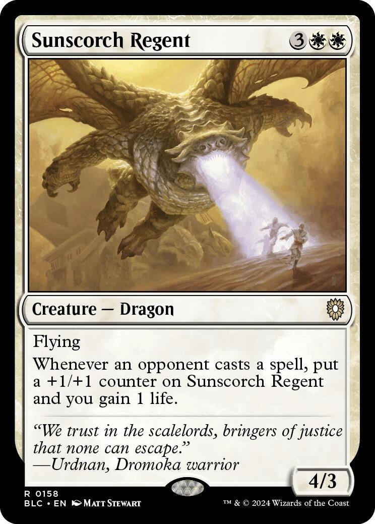 Sunscorch Regent (158) (Commander: Bloomburrow)