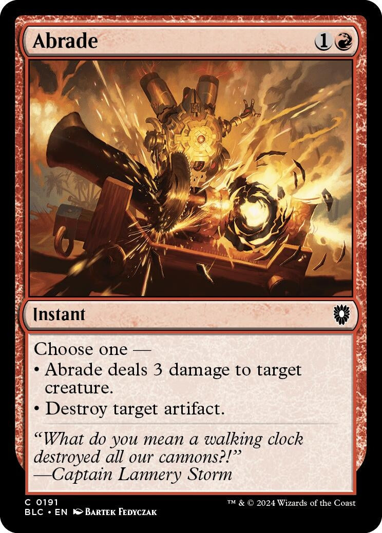 Abrade (191) (Commander: Bloomburrow)