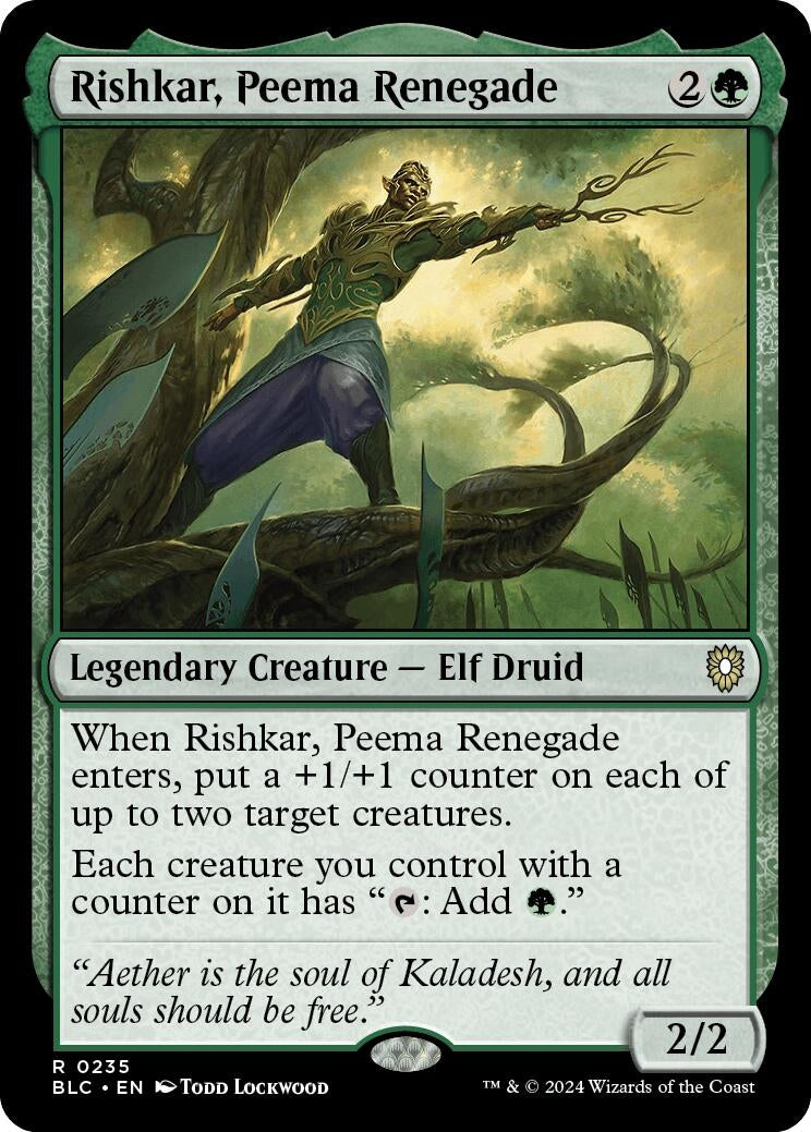 Rishkar, Peema Renegade (235) (Commander: Bloomburrow)