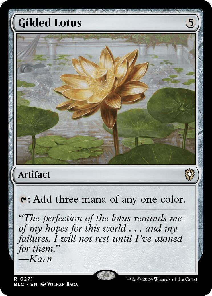 Gilded Lotus (271) (Commander: Bloomburrow)