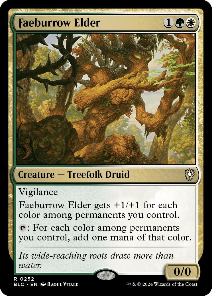 Faeburrow Elder (252) (Commander: Bloomburrow)