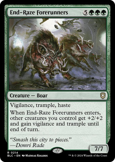 End-Raze Forerunners (214) (Commander: Bloomburrow)
