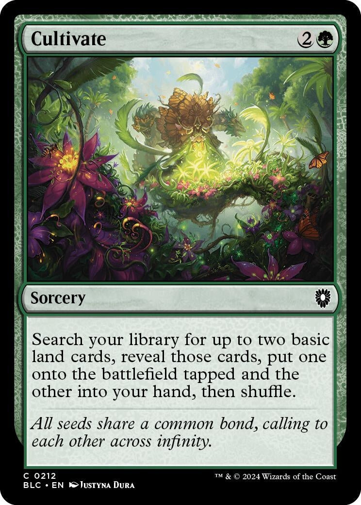 Cultivate (212) (Commander: Bloomburrow)