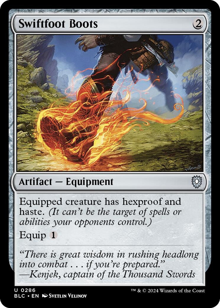 Swiftfoot Boots (286) (Commander: Bloomburrow)