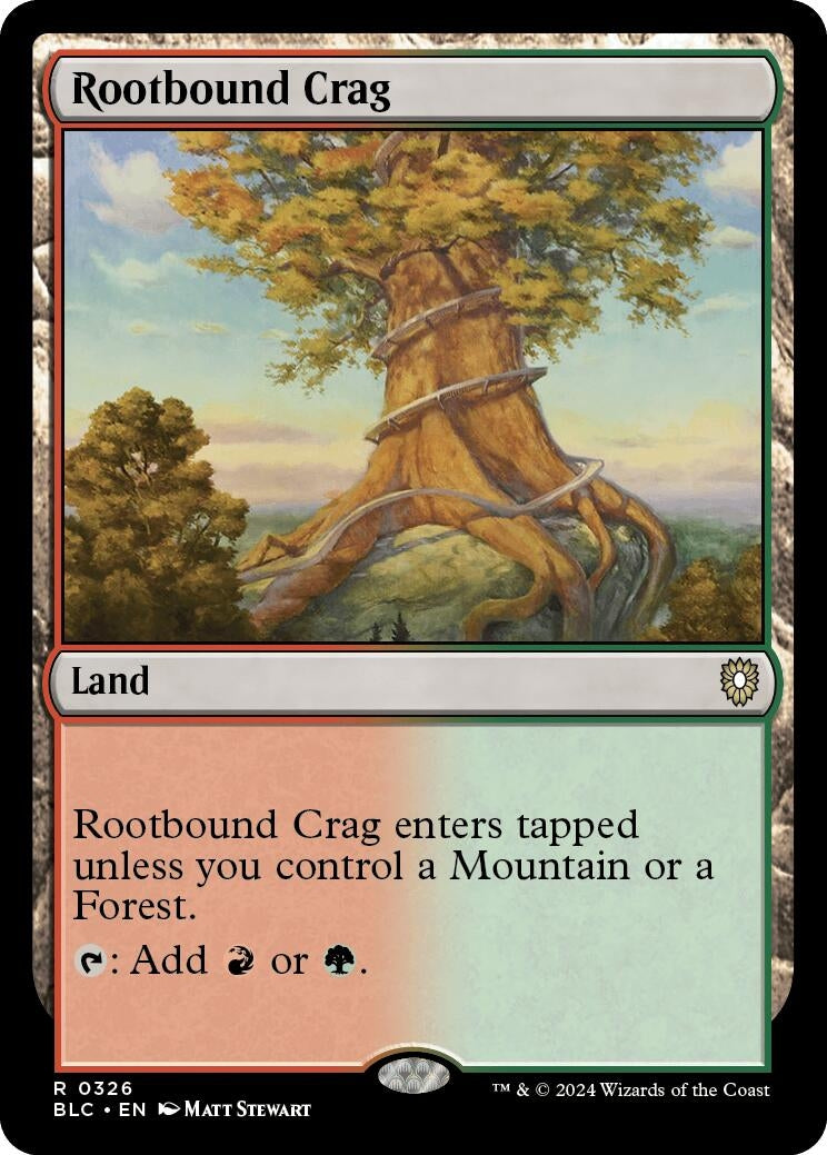 Rootbound Crag (326) (Commander: Bloomburrow)
