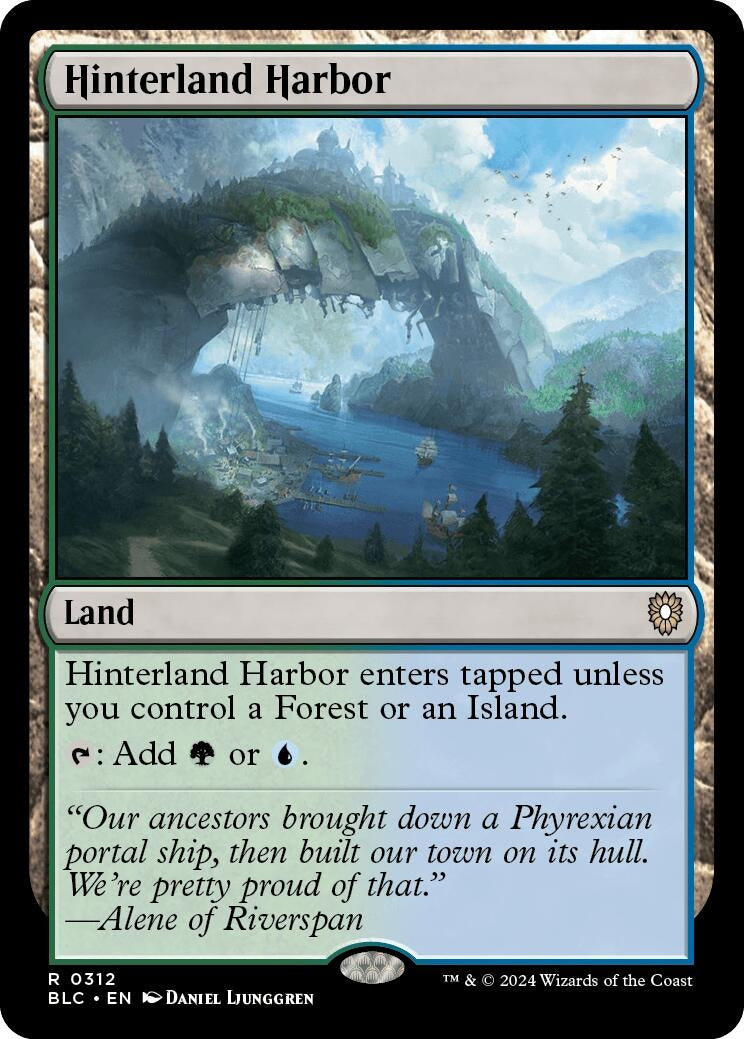 Hinterland Harbor (312) (Commander: Bloomburrow)