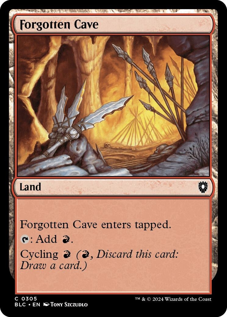 Forgotten Cave (305) (Commander: Bloomburrow)