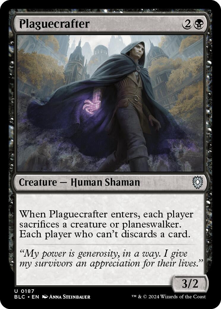 Plaguecrafter (187) (Commander: Bloomburrow)